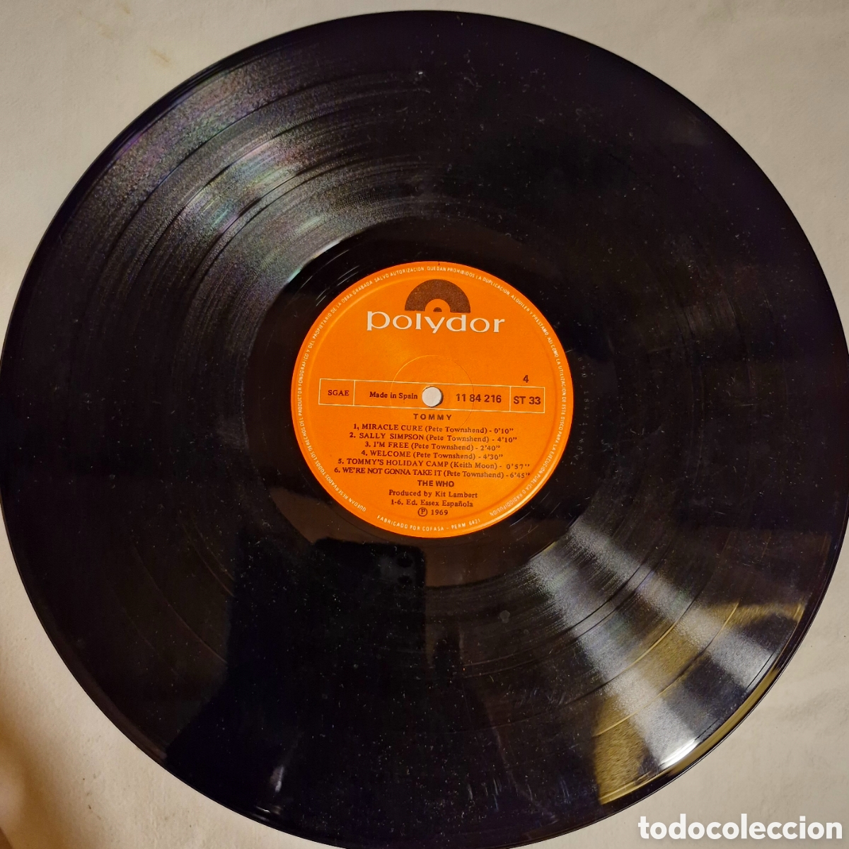 Discos de vinilo: THE WHO TOMMY 2LP 1969 - Foto 6