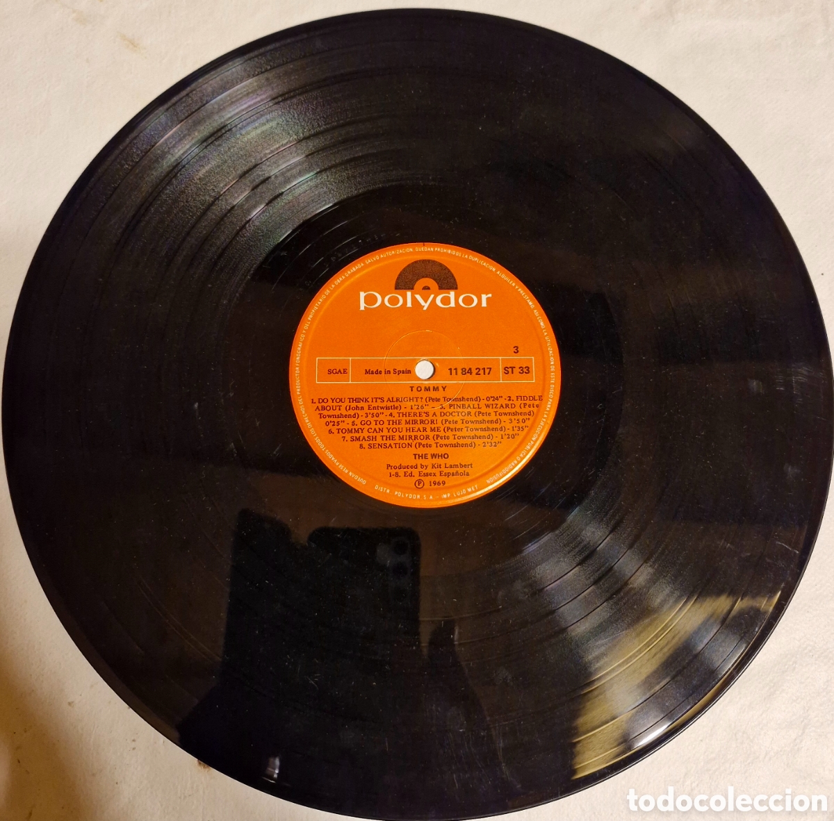 Discos de vinilo: THE WHO TOMMY 2LP 1969 - Foto 8