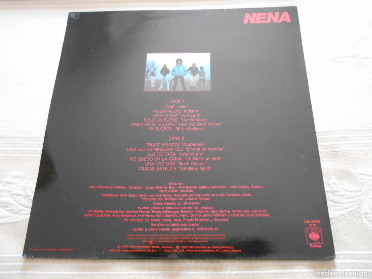 Discos de vinilo: LP NENA - NENA // CBS 1983 - Foto 2