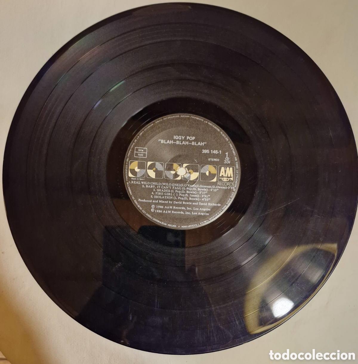 Discos de vinilo: IGGY POP BLAH - BLAH - BLAH LP - Foto 5