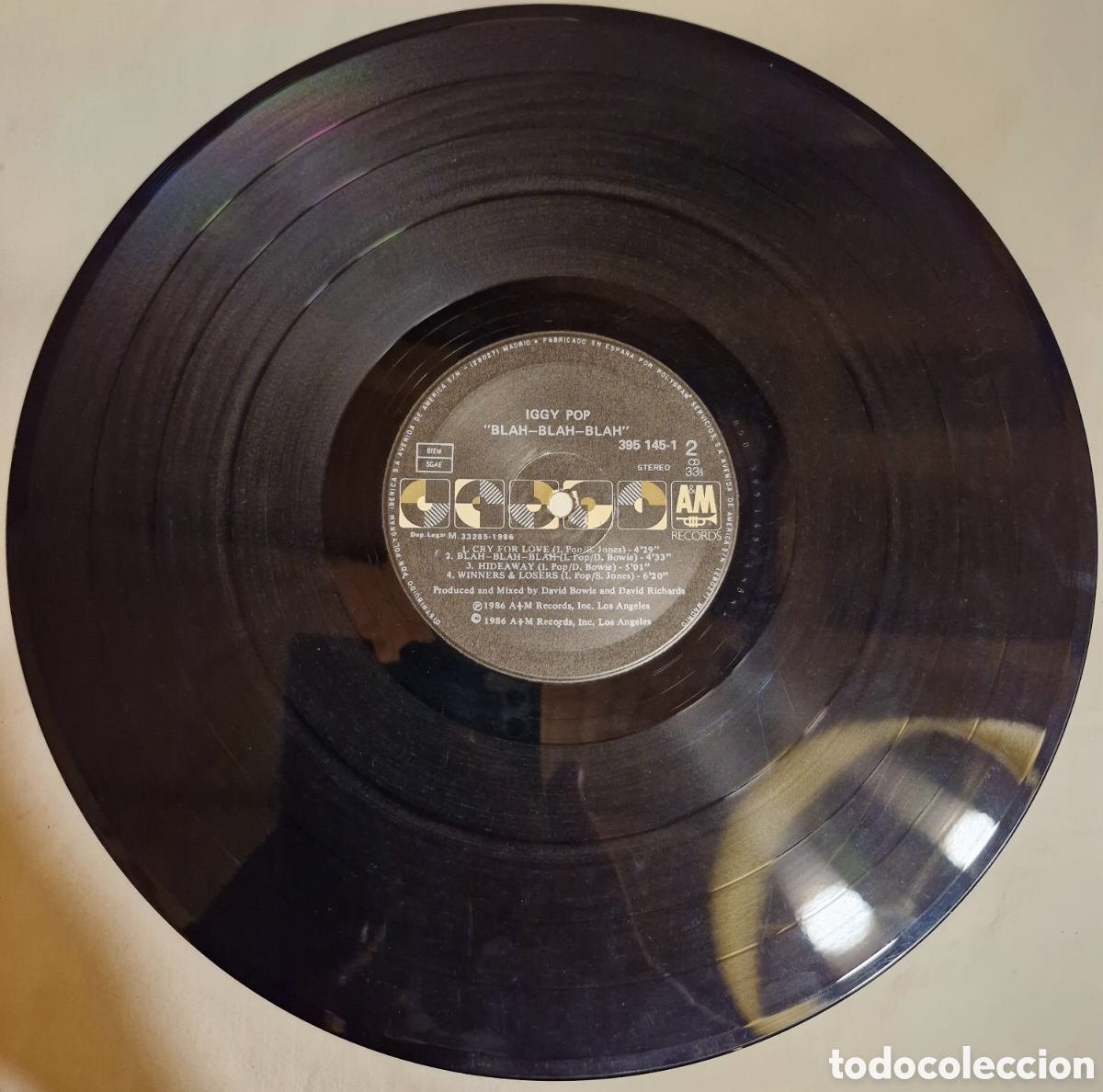Discos de vinilo: IGGY POP BLAH - BLAH - BLAH LP - Foto 6