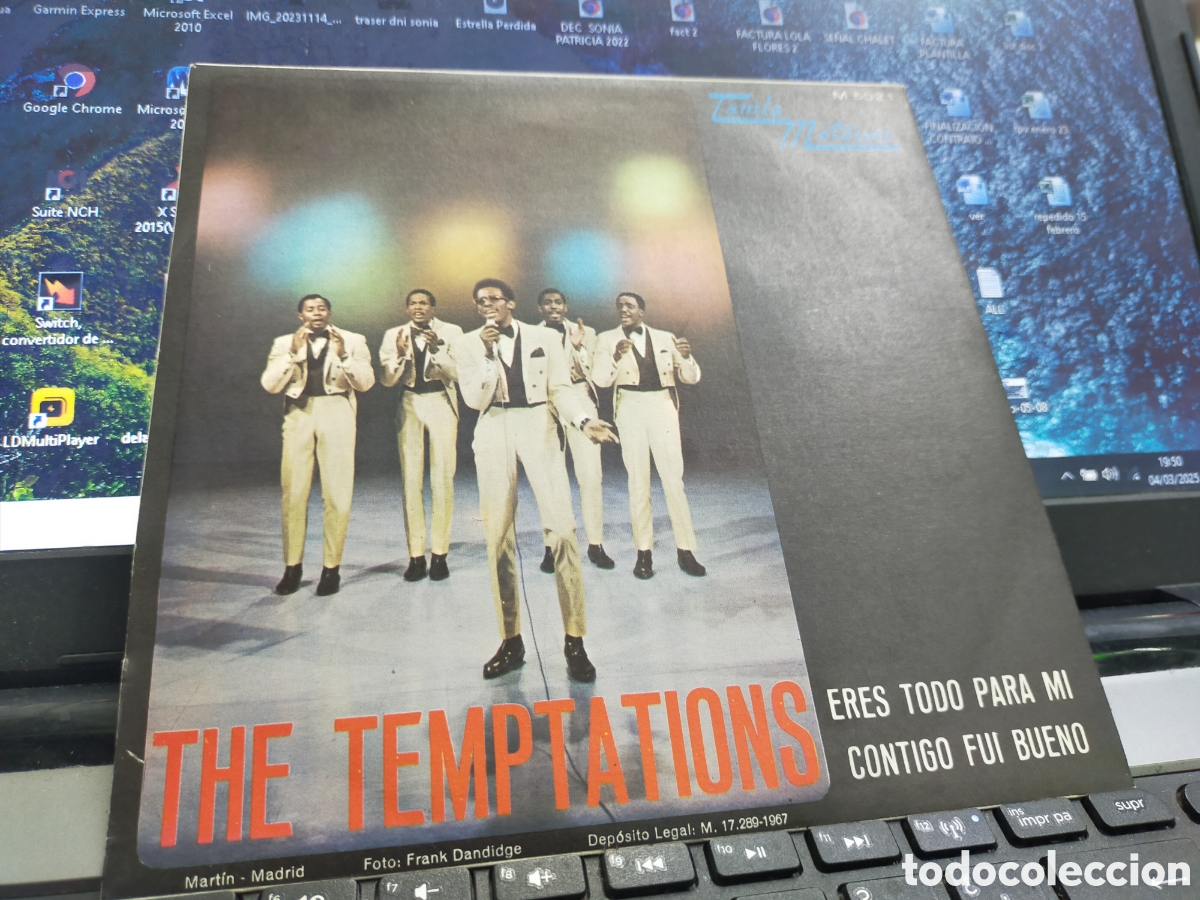 Discos de vinilo: The temptations single eres todo para m&iacute; Espa&ntilde;a 1967 - Foto 2