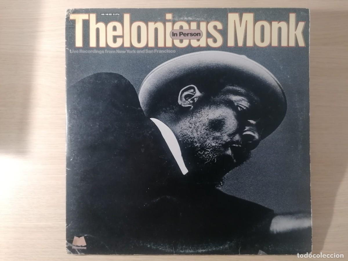Discos de vinilo: doble LP THELONIOUS MONK - IN PERSON - Foto 1