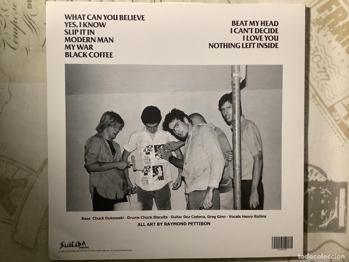 Discos de vinilo: BLACK FLAG. DEMOS 1982. - Foto 2