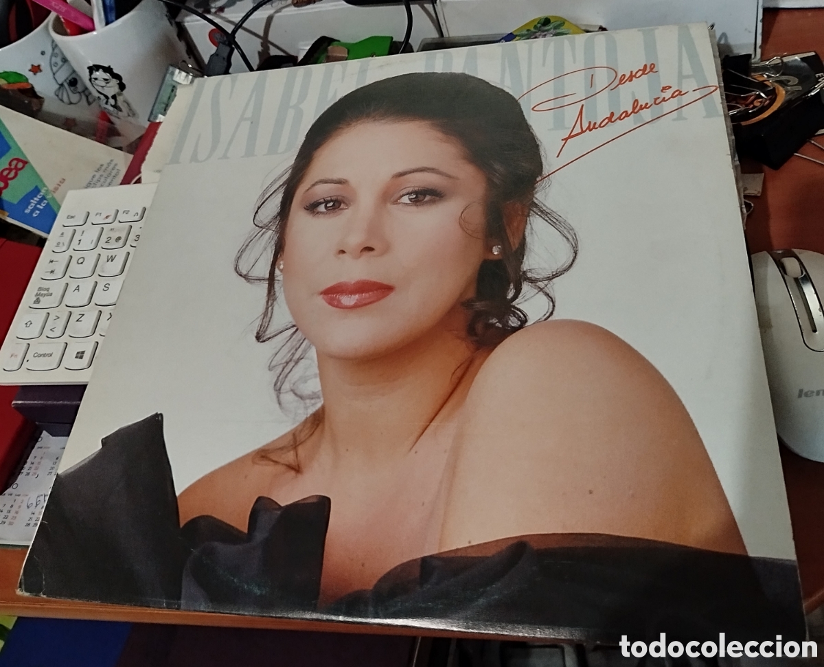 Discos de vinilo: Isabel Pantoja - desde Andaluc&iacute;a - Foto 1
