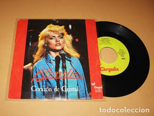 Discos de vinilo: BLONDIE - HEART OF GLASS (CORAZON DE CRISTAL) - SINGLE - 1979 - SU PRIMER GRAN HIT MUNDIAL