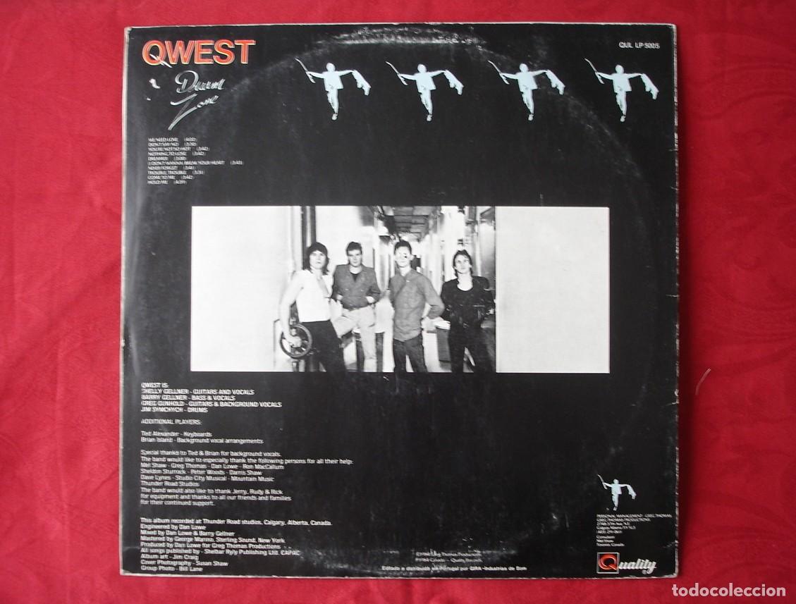 Discos de vinilo: Qwest. Dream Zone. LP Vinilo. Hard Rock. - Foto 2
