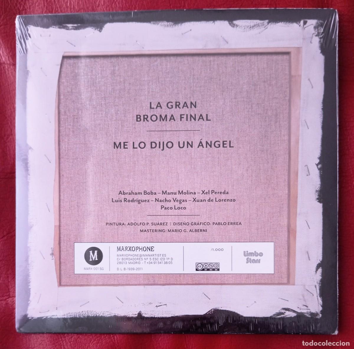 Discos de vinilo: NACHO VEGAS - LA GRAN BROMA FINAL 7&rdquo; - Foto 2