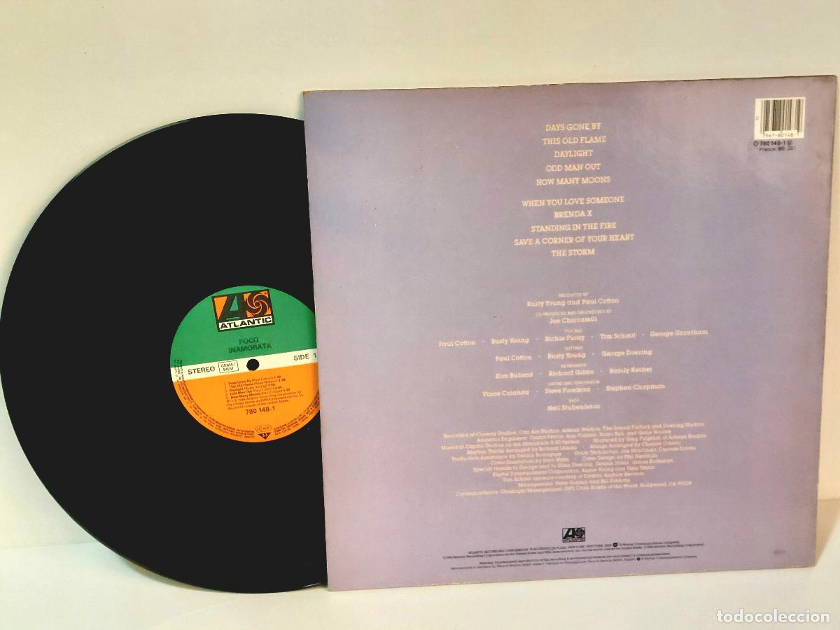 Discos de vinilo: POCO - INAMORATA - 1984 -LP VINILO - Foto 2