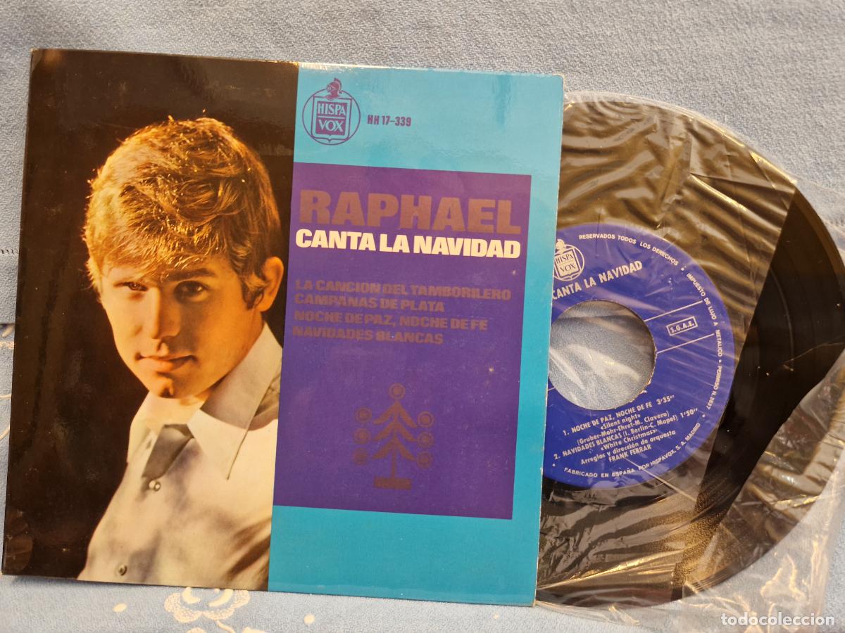 Discos de vinilo: SINGLE. RAPHAEL. CANTA LA NAVIDAD. - Foto 1