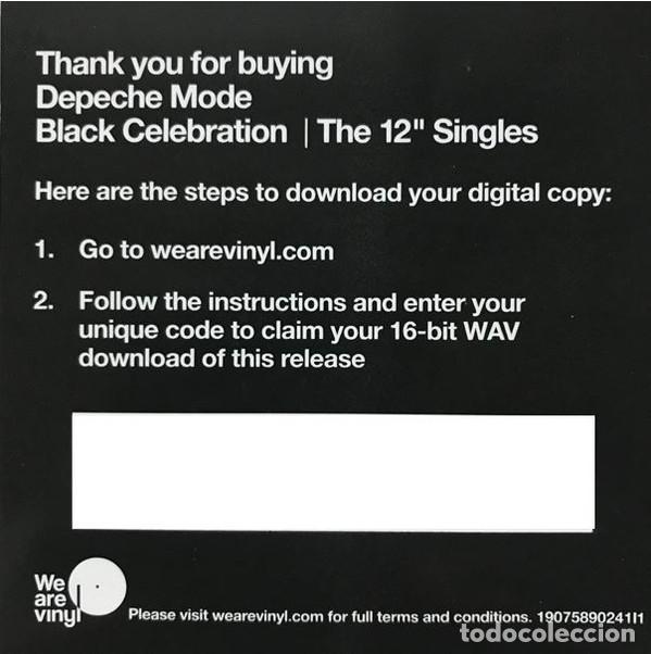 Discos de vinilo: depehe mode black celebration - Foto 3