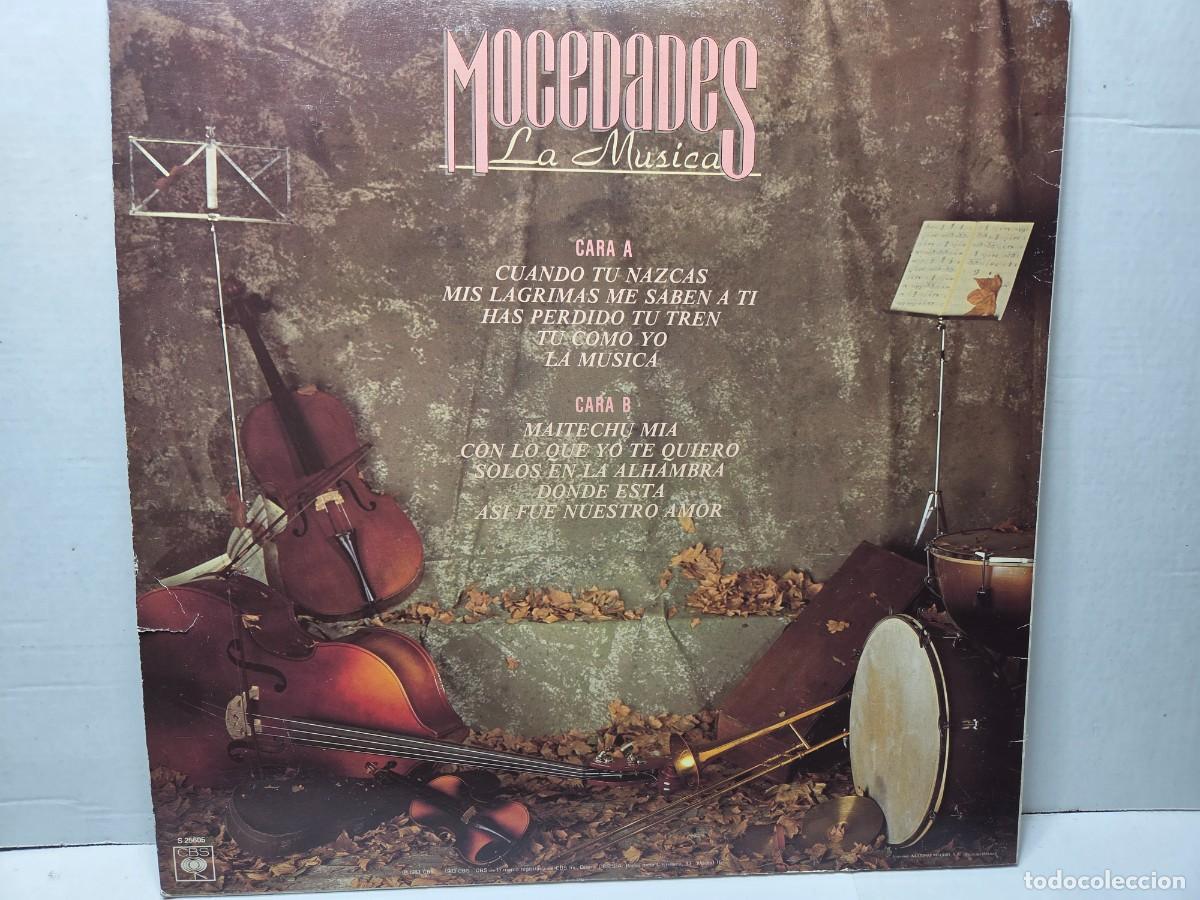 Discos de vinilo: LP - MOCEDADES - LA MUSICA - CBS 1983 - Foto 3