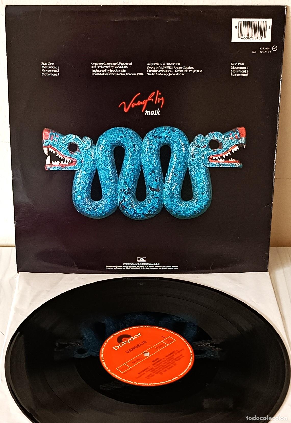 Discos de vinilo: VANGELIS - MASK POLYDOR - 1985 - Foto 2