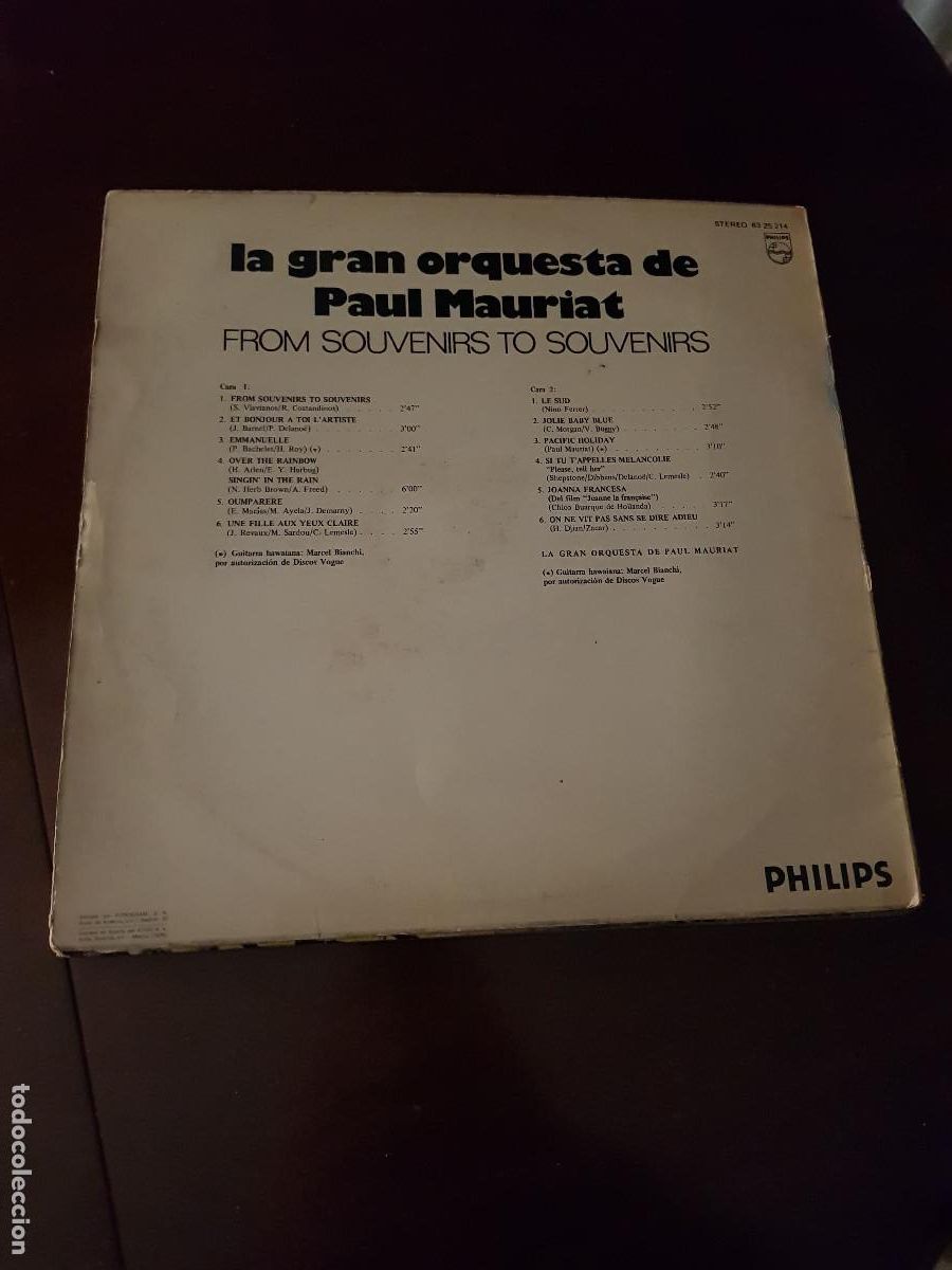 Discos de vinilo: LA GRAN ORQUESTA DE PAUL MAURIAT - Foto 2