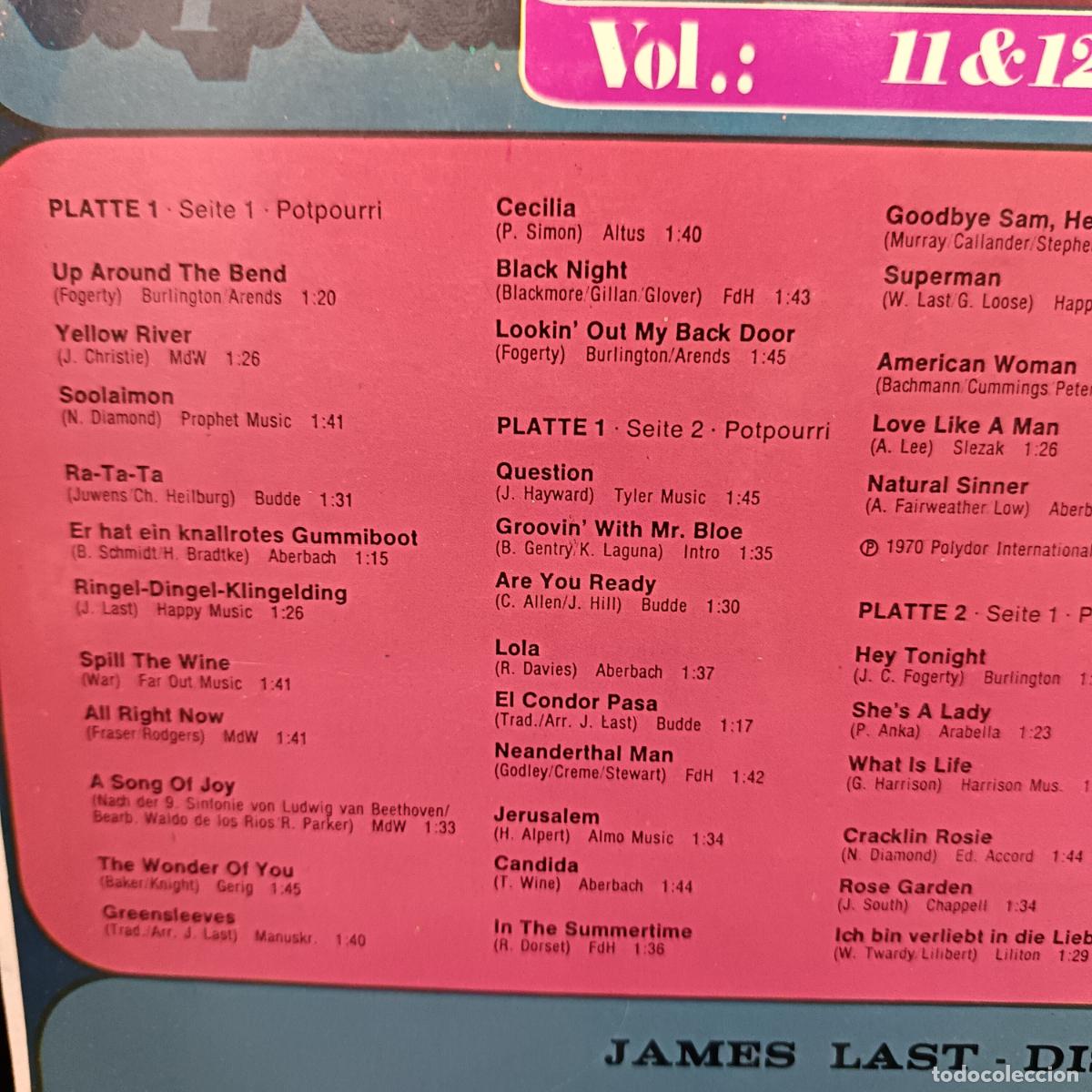 Discos de vinilo: JAMES LAST, NON STOP DANCING. DOBLE LP 1971 - Foto 2