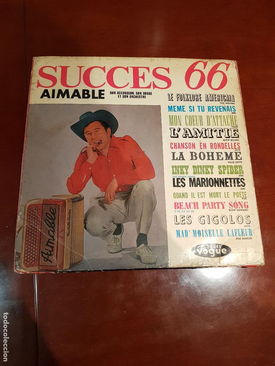 Discos de vinilo: AIMABLE-SUCCES 66-SON ACCORDEON - Foto 1