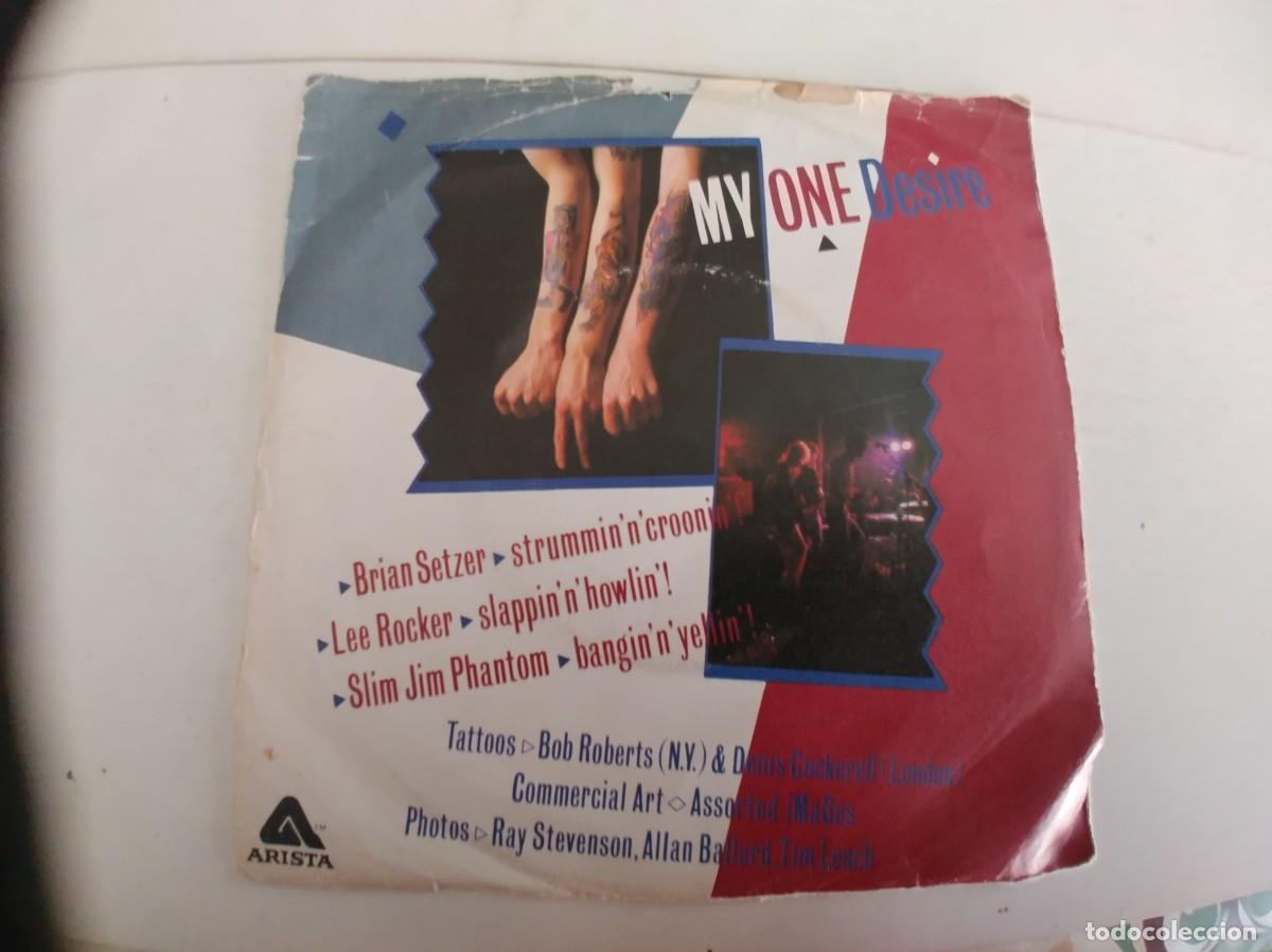 Discos de vinilo: STRAY CATS-SINGLE RUNAWAY BOYS - Foto 2