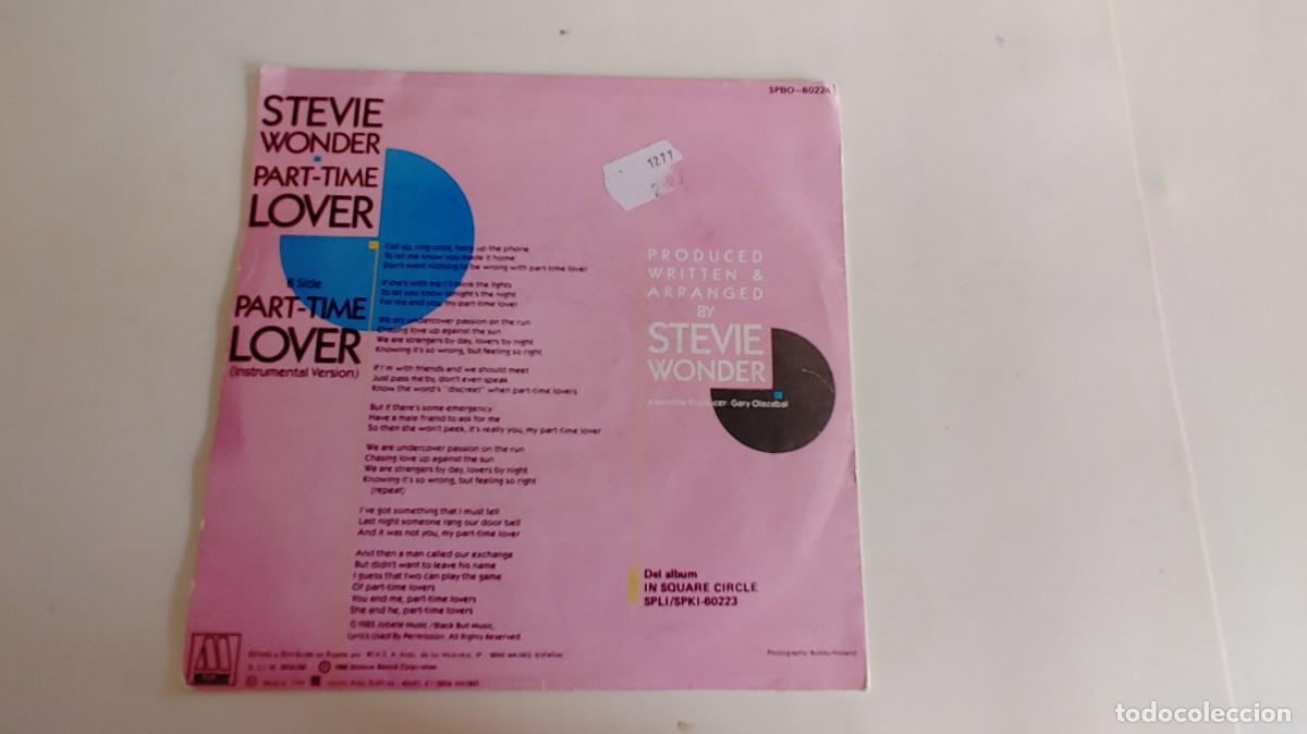 Discos de vinilo: STVIE WONDER-SINGLE PART TIME - Foto 2