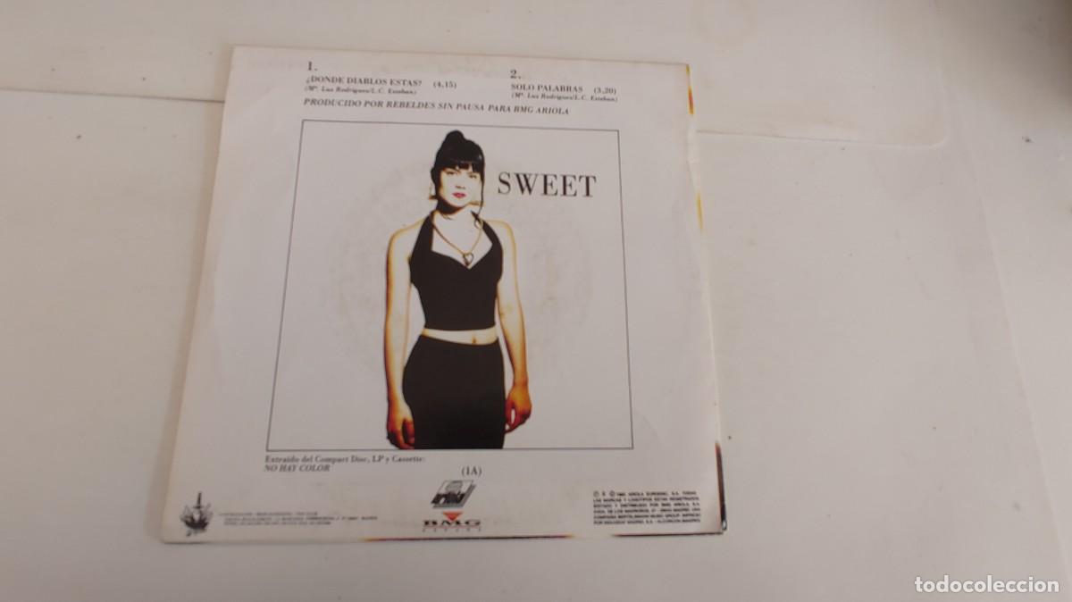Discos de vinilo: SWEET-SINGLE DONDE DIABLOS ESTAS - Foto 2
