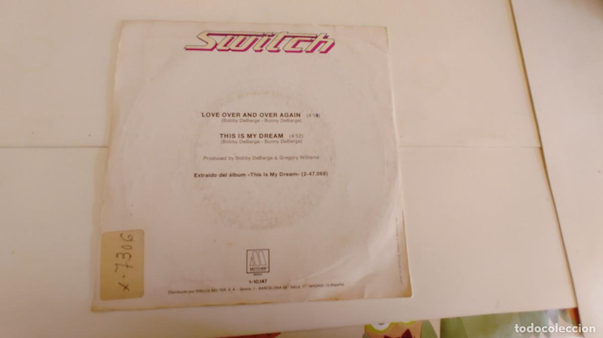 Discos de vinilo: SWITCH-SINGLE LOVE OVER AND OVER AGAIN - Foto 2