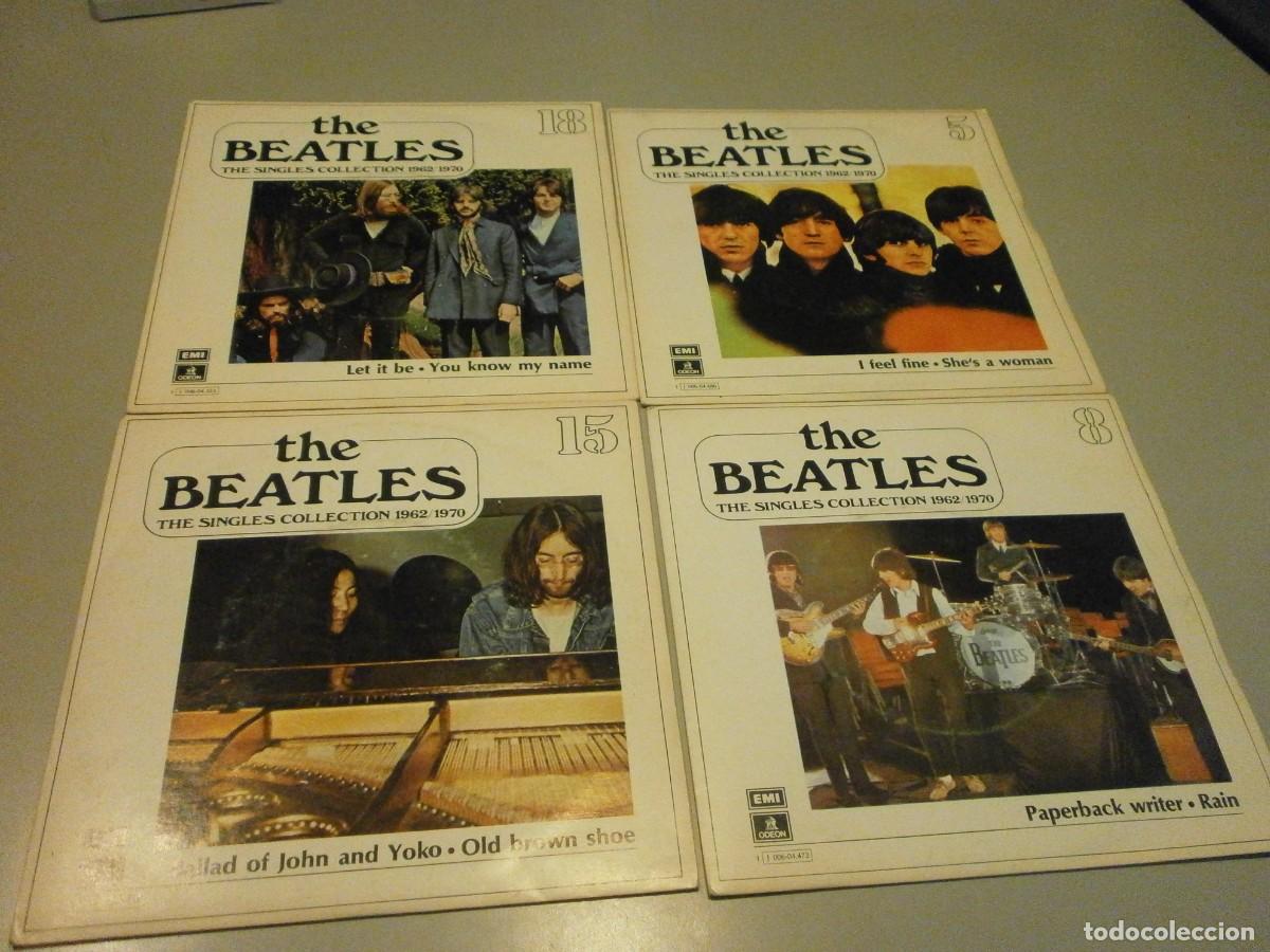 Discos de vinilo: lote de 4 singles the beatles - Foto 1