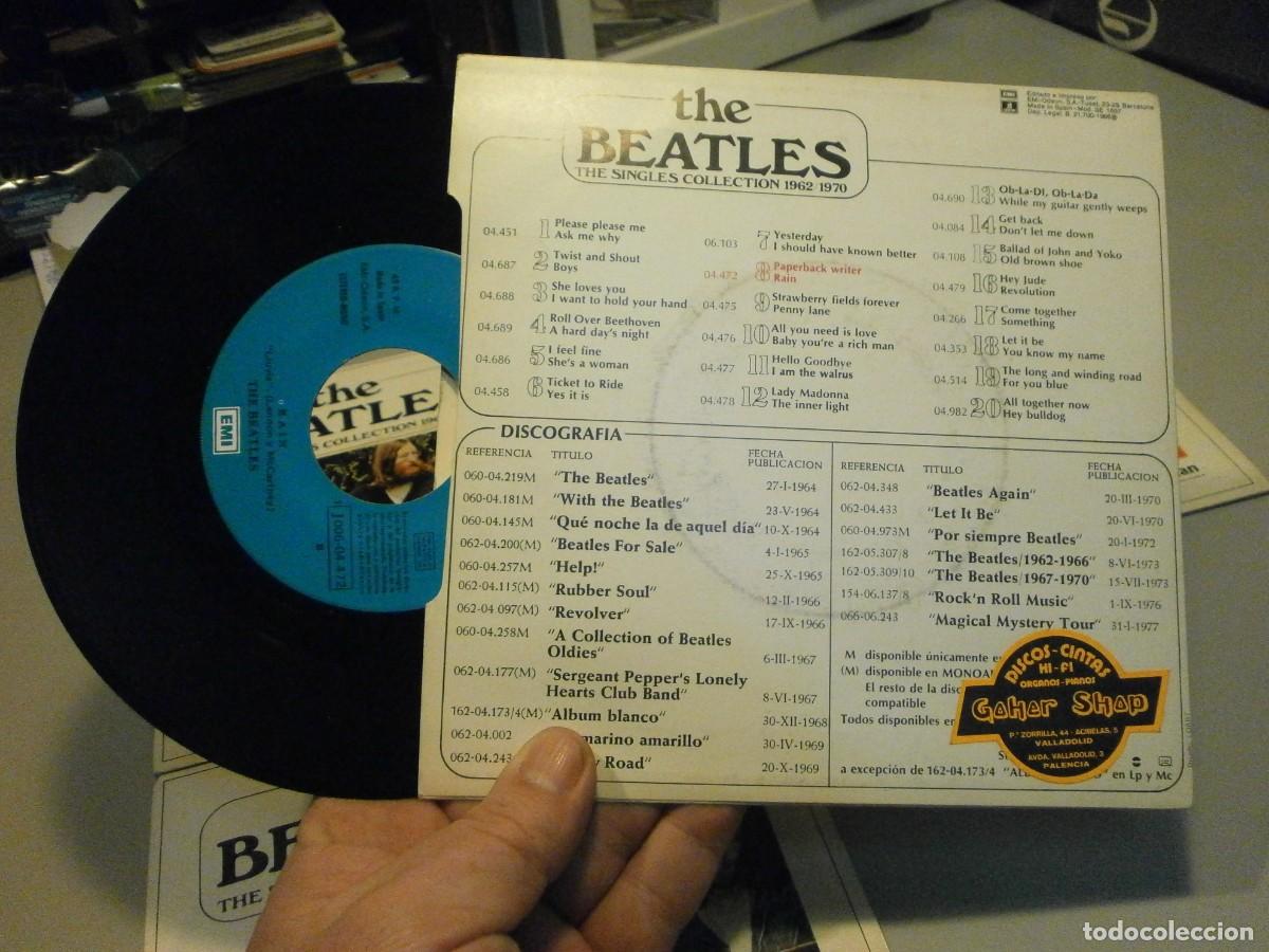 Discos de vinilo: lote de 4 singles the beatles - Foto 3