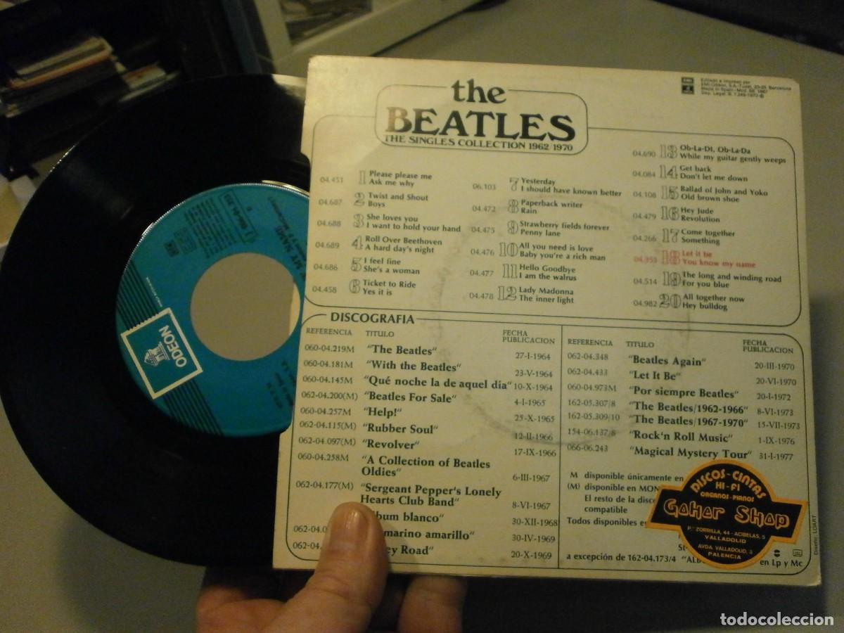 Discos de vinilo: lote de 4 singles the beatles - Foto 9