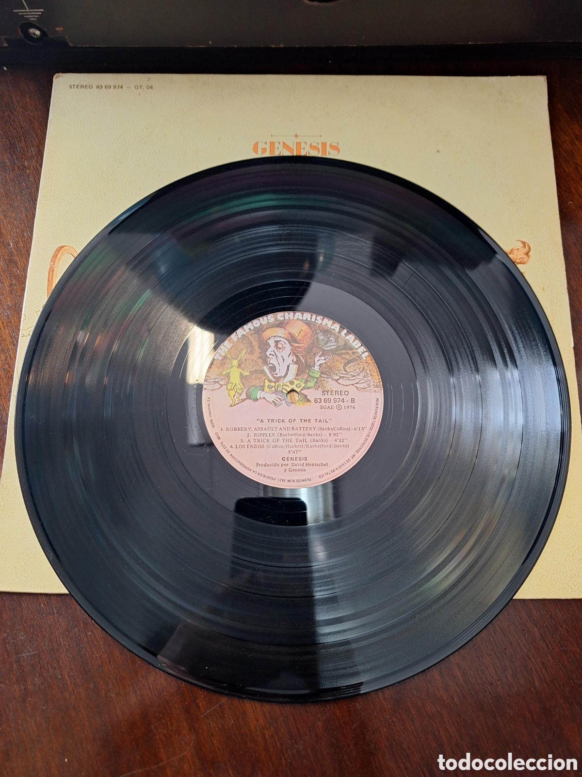 Discos de vinilo: GENESIS - A TRICK OF THE TAIL / 1976 - Foto 4