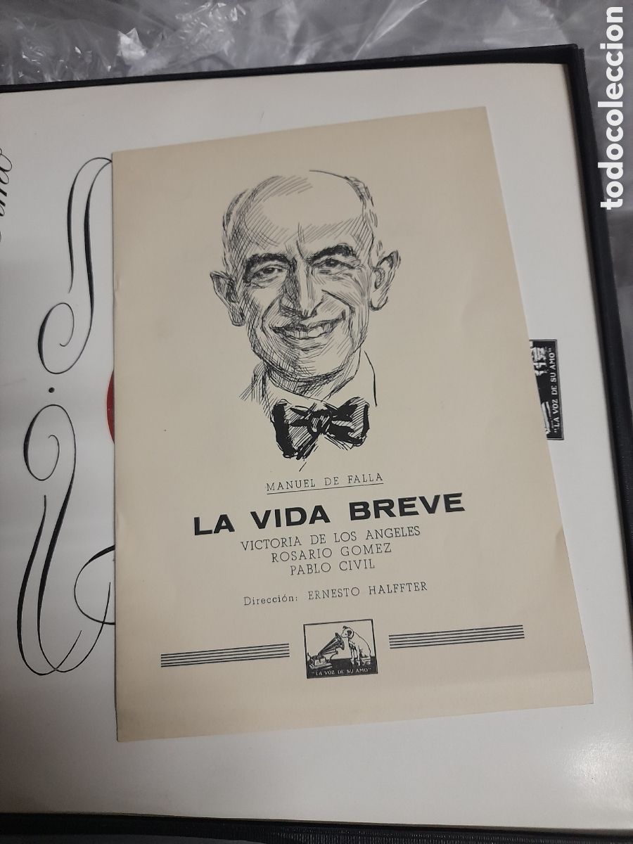 Discos de vinilo: Carpeta con dos vinilos. Manuel de Falla .La Vida Breve - Foto 4