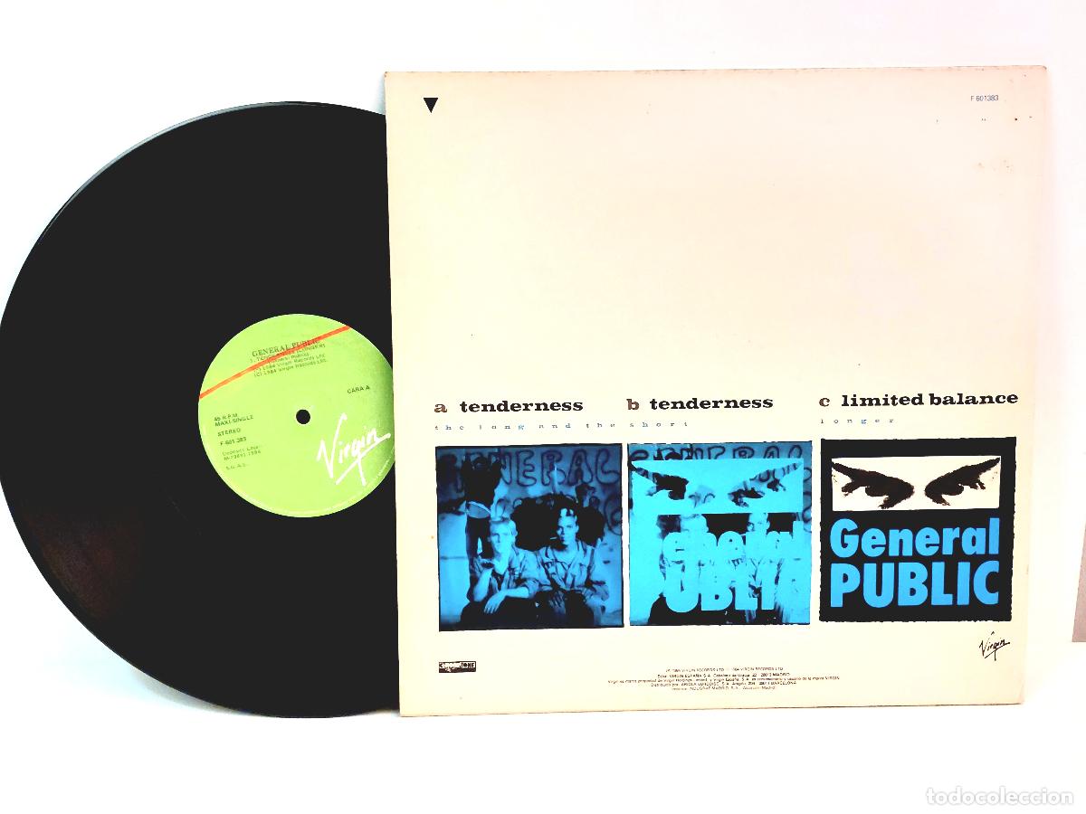 Discos de vinilo: GENERAL PUBLIC - TENDERNESS - MAXI SINGLE VINILO - Foto 2