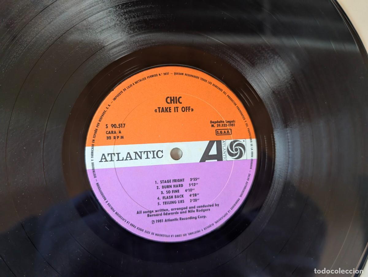 Discos de vinilo: L831 CHIC - TAKE IT OFF - LP VINILO - Foto 3