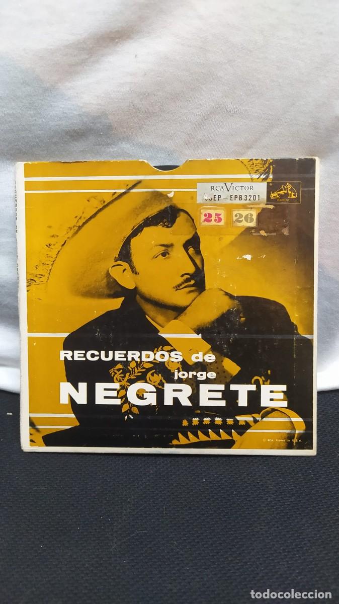 Discos de vinilo: Single doble Jorge Negrete - Foto 1