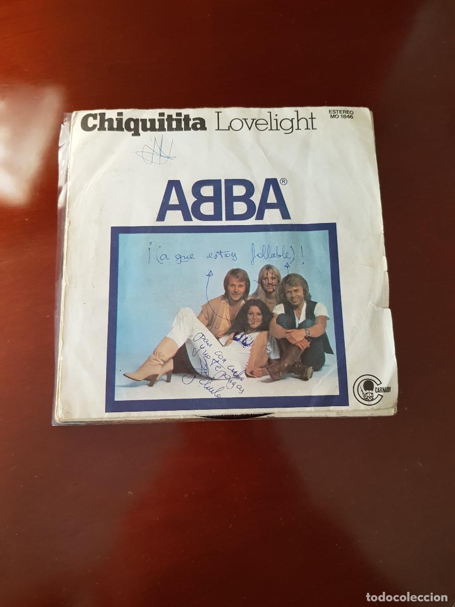 Discos de vinilo: ABBA-CHIQUITITA-LOVELIGHT - Foto 1
