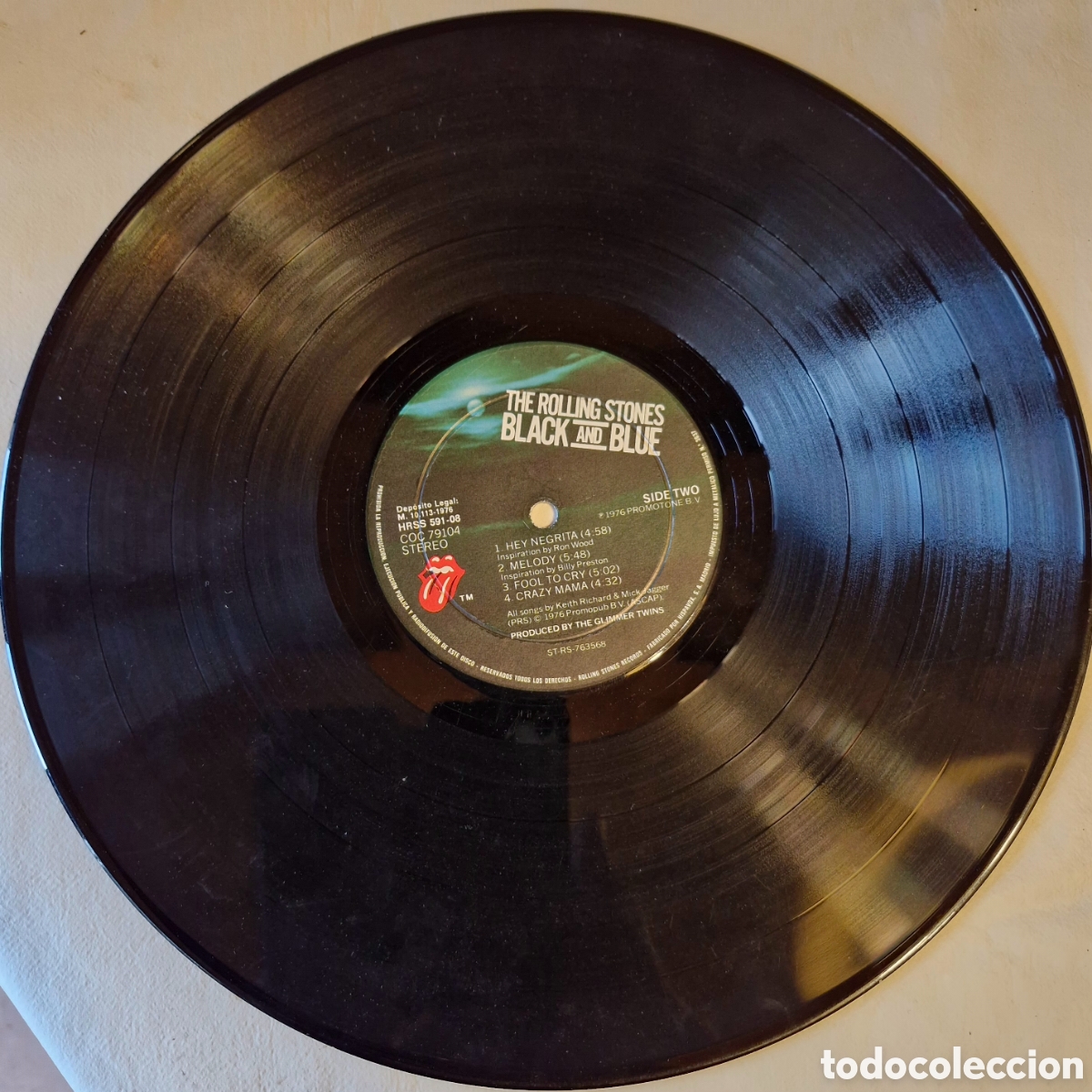 Discos de vinilo: THE ROLLING STONES BLACK AND BLUE LP - Foto 5