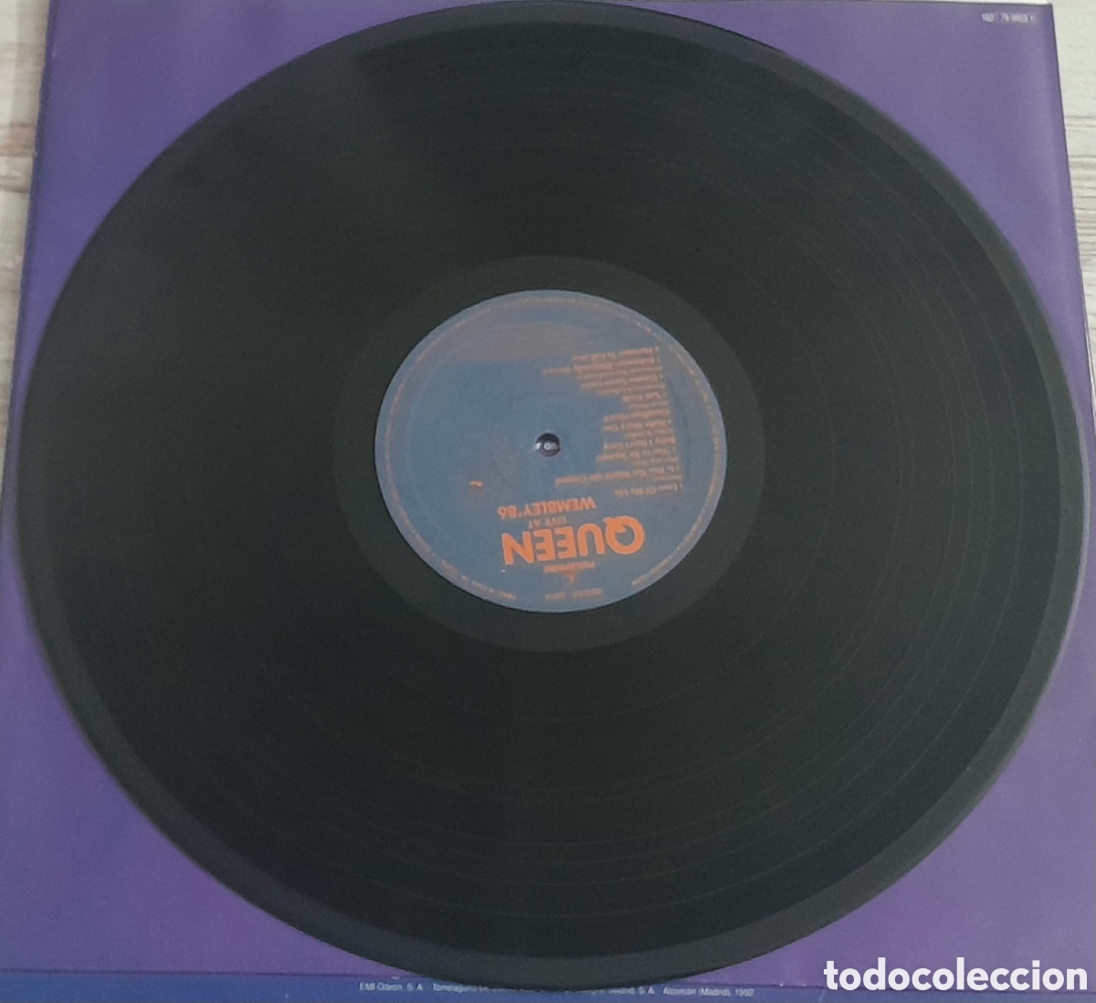 Discos de vinilo: QUEEN - LIVE AT WEMBLEY86 - 2XLP - GATEFOLD - EMI-ODEON 1992 - Foto 5