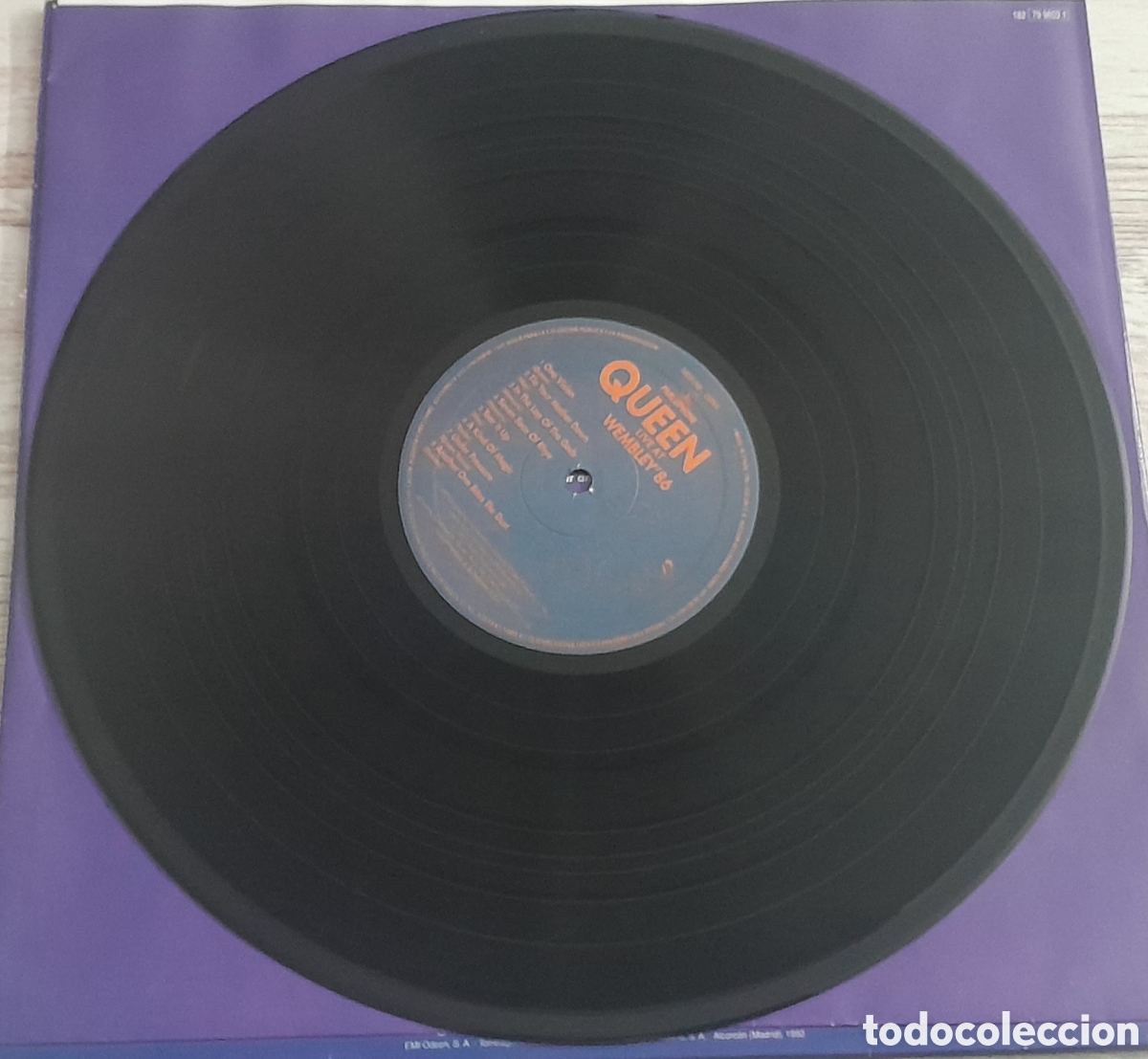 Discos de vinilo: QUEEN - LIVE AT WEMBLEY86 - 2XLP - GATEFOLD - EMI-ODEON 1992 - Foto 6
