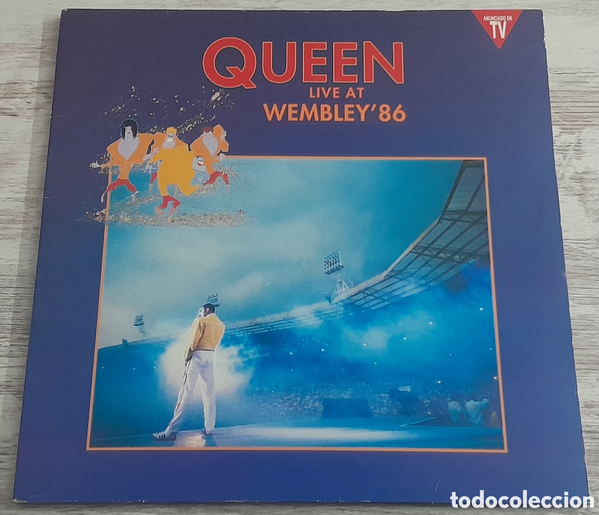 Discos de vinilo: QUEEN - LIVE AT WEMBLEY86 - 2XLP - GATEFOLD - EMI-ODEON 1992 - Foto 1