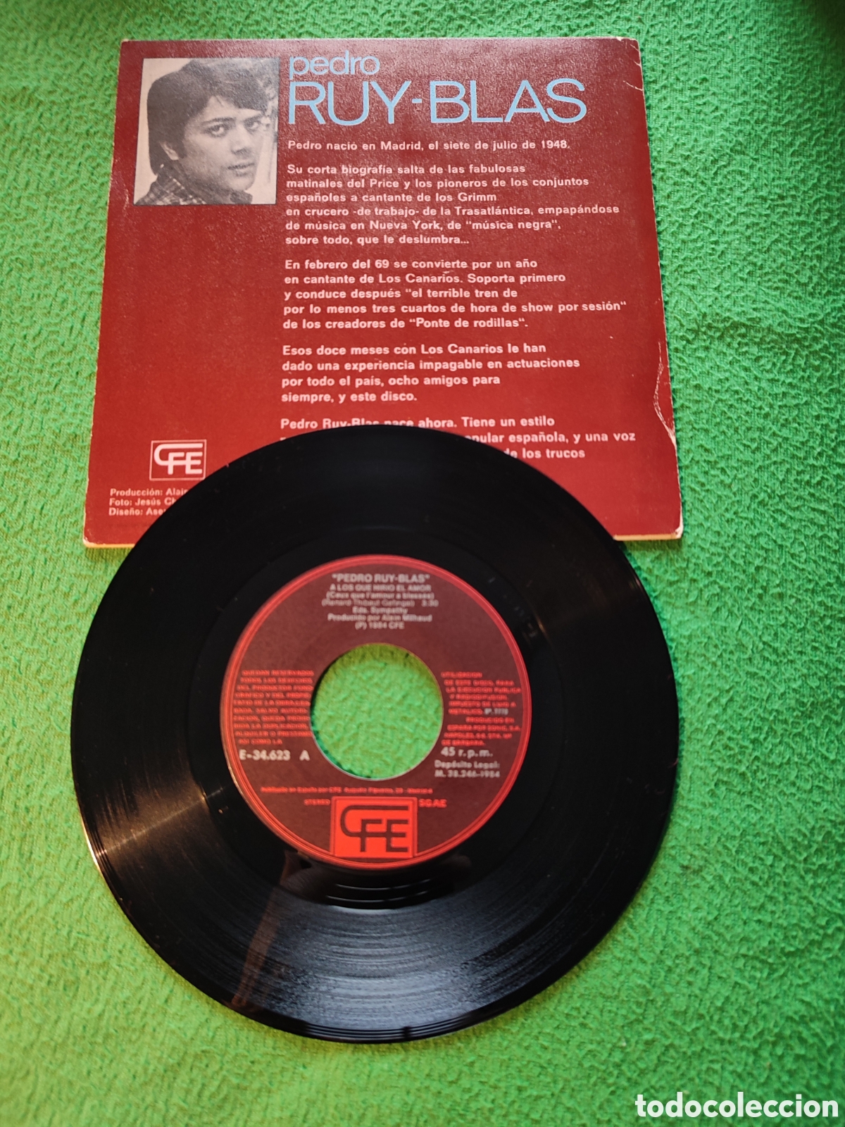Discos de vinilo: Pedro Ruy-Blas - A los que hiri&oacute; el amor - Foto 2