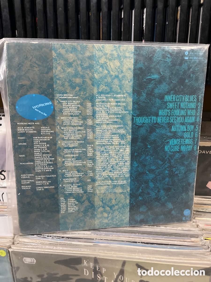 Discos de vinilo: working week working nights sim&oacute;n booth - Foto 2