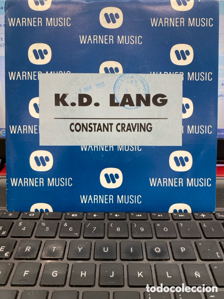 Discos de vinilo: K D LANG - CONSTANT CRAVING SINGLE PROMO SPAIN - Foto 1