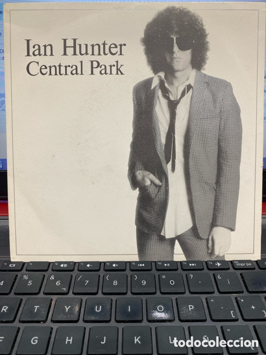 Discos de vinilo: IAN HUNTER - CENTRAL PARK + RAIN SINGLE SPAIN PROMO - Foto 1