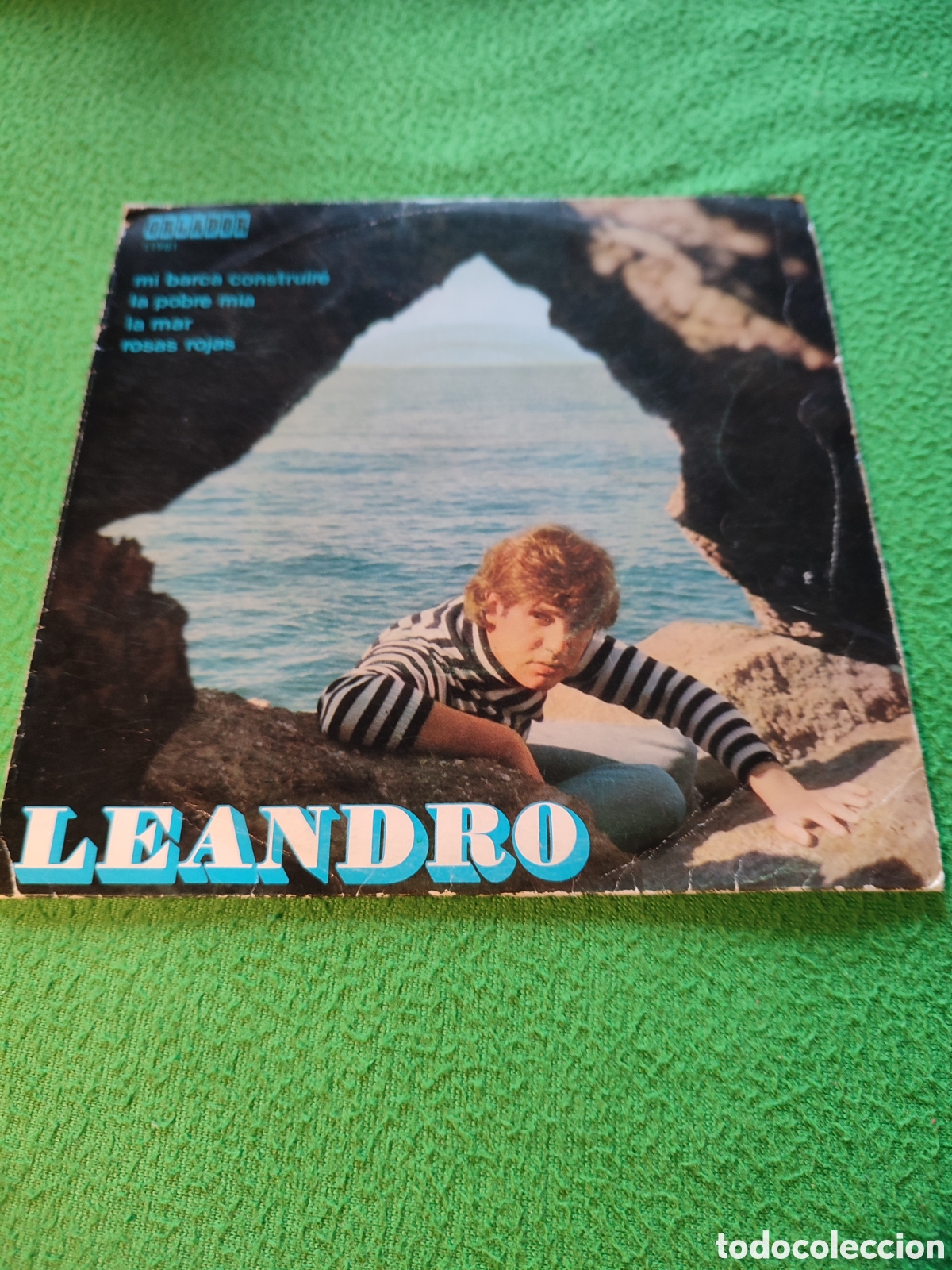 Discos de vinilo: Leandro - Mi barca construir&eacute; + 3 Ep - Foto 1