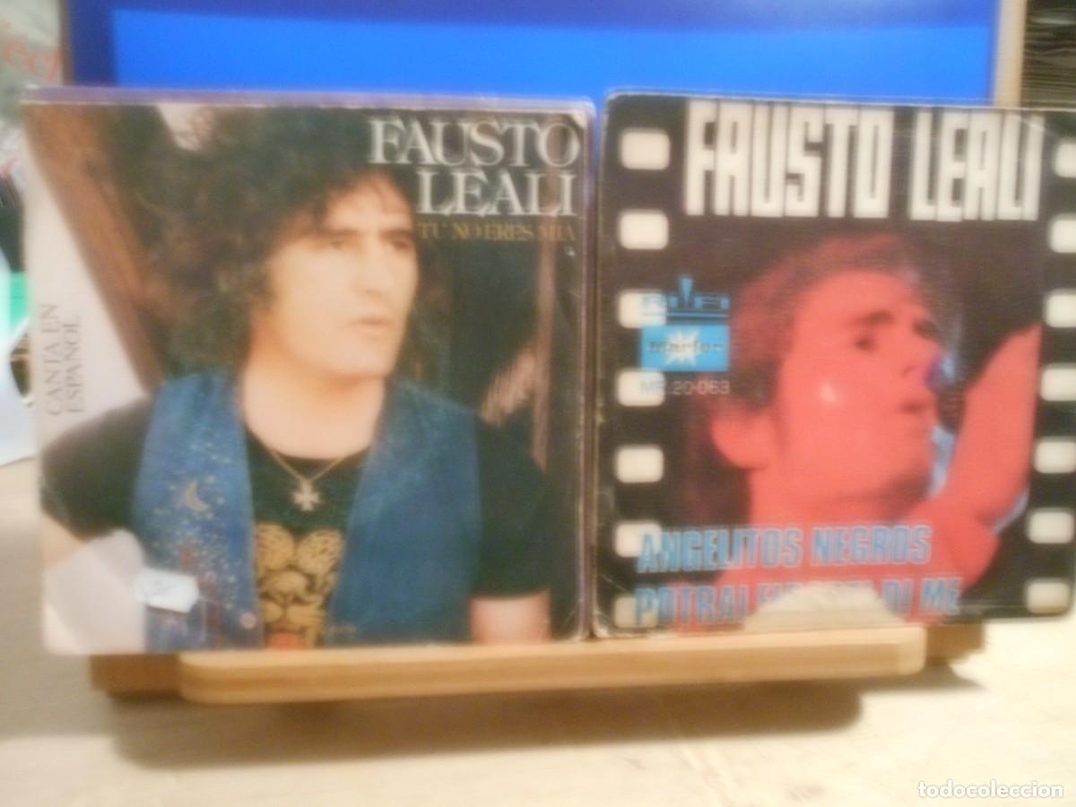 Discos de vinilo: Lote de 6 single de Fausto leali - Foto 2