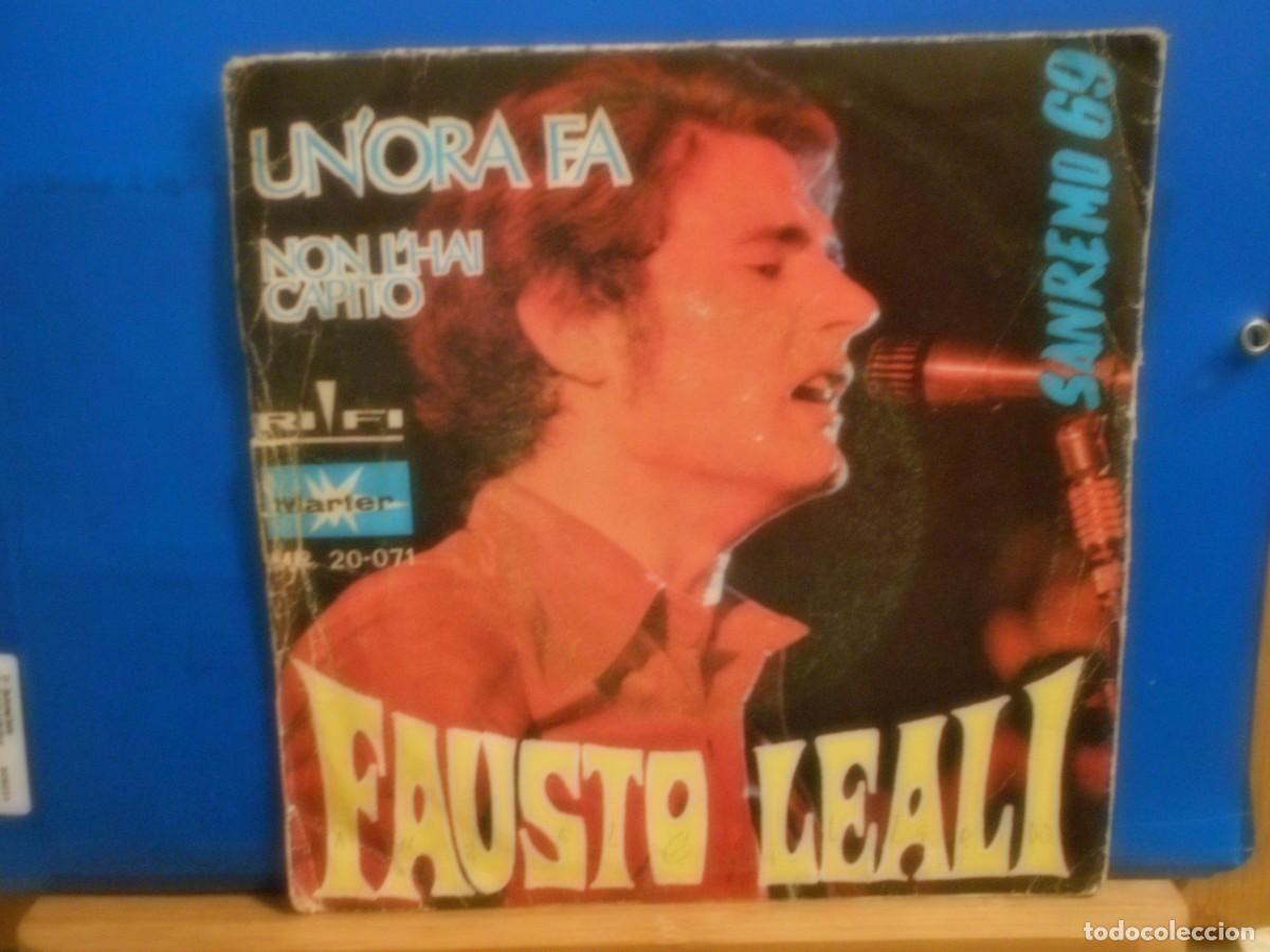 Discos de vinilo: Lote de 3 single de Fausto leali - Foto 3