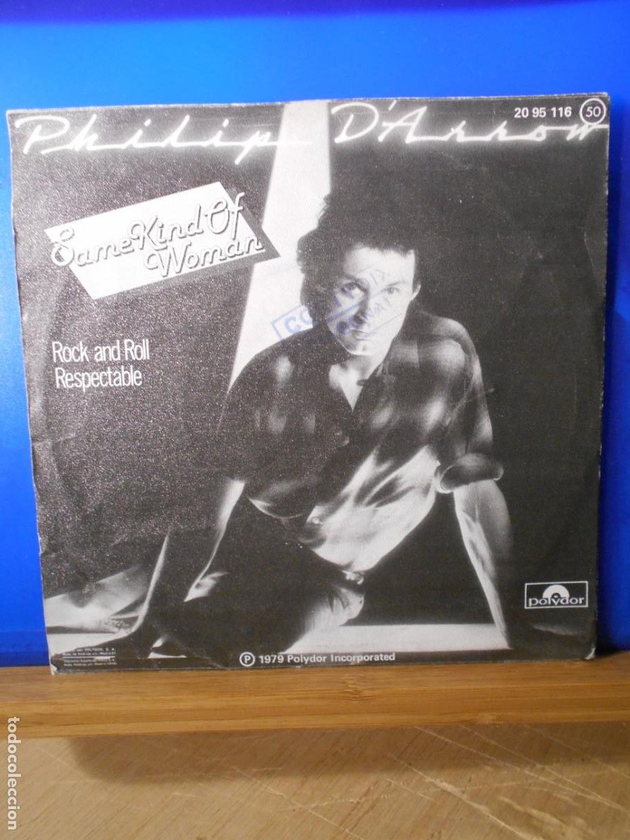 Discos de vinilo: Philip D&acute;arrow, rock and roll, respectable. single. single. - Foto 1