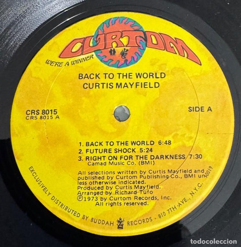 Discos de vinilo: Curtis Mayfield &ndash; Back To The World - Foto 2