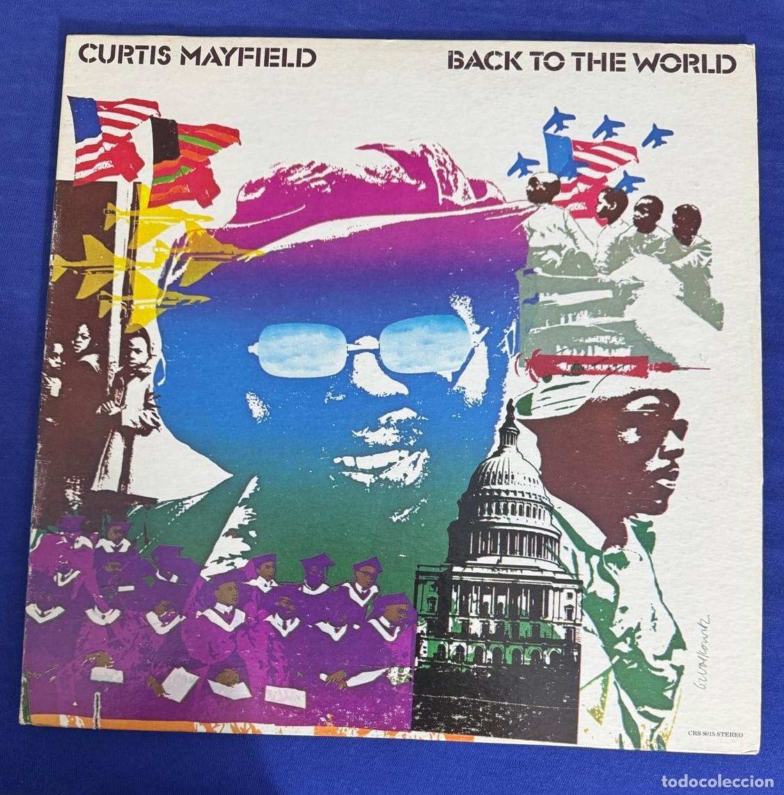 Discos de vinilo: Curtis Mayfield &ndash; Back To The World - Foto 1