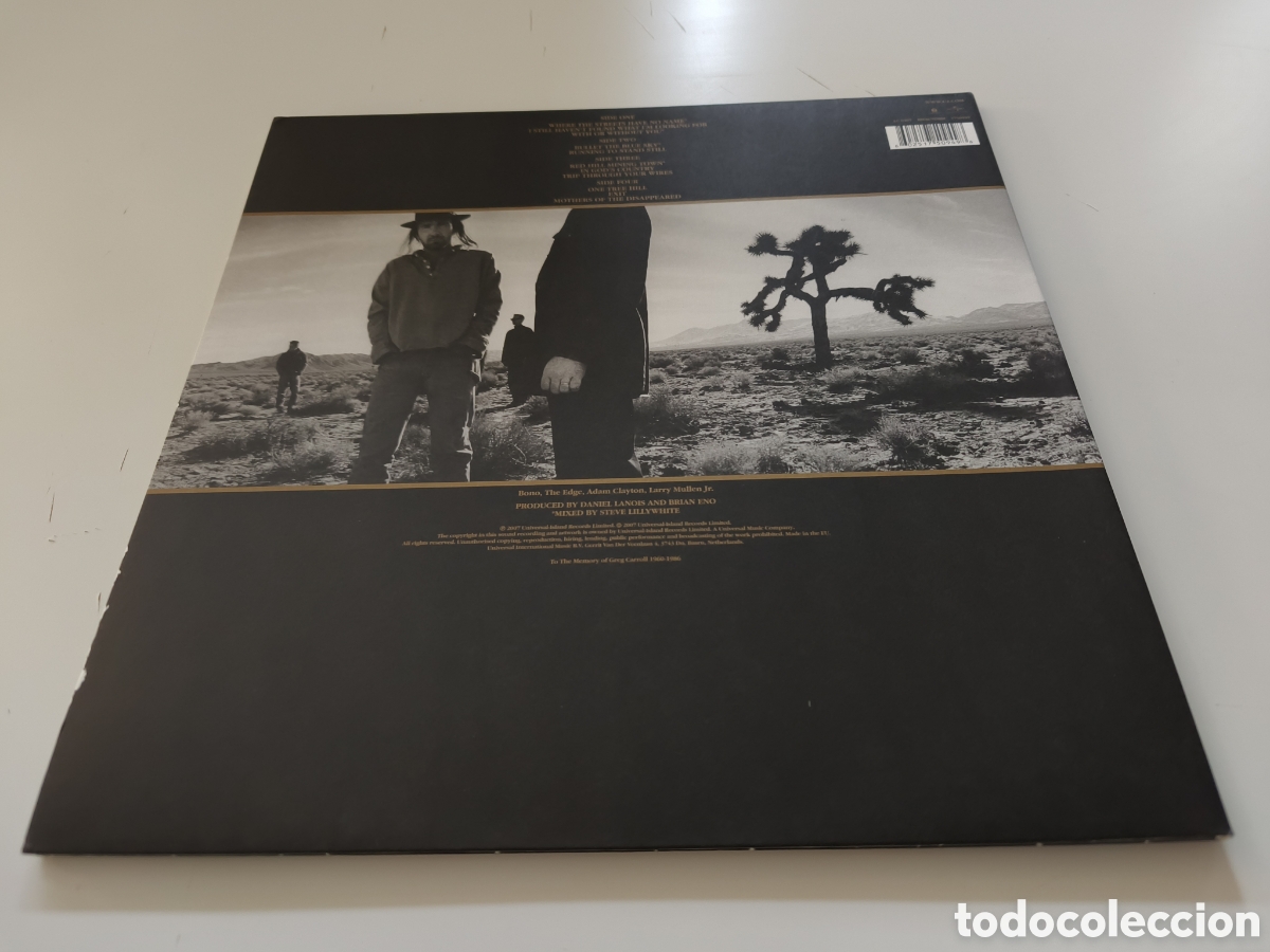 Discos de vinilo: VINILO DE U2 - THE JOSHUA THREE - LEER CONDICIONES DE VENTA - Foto 2