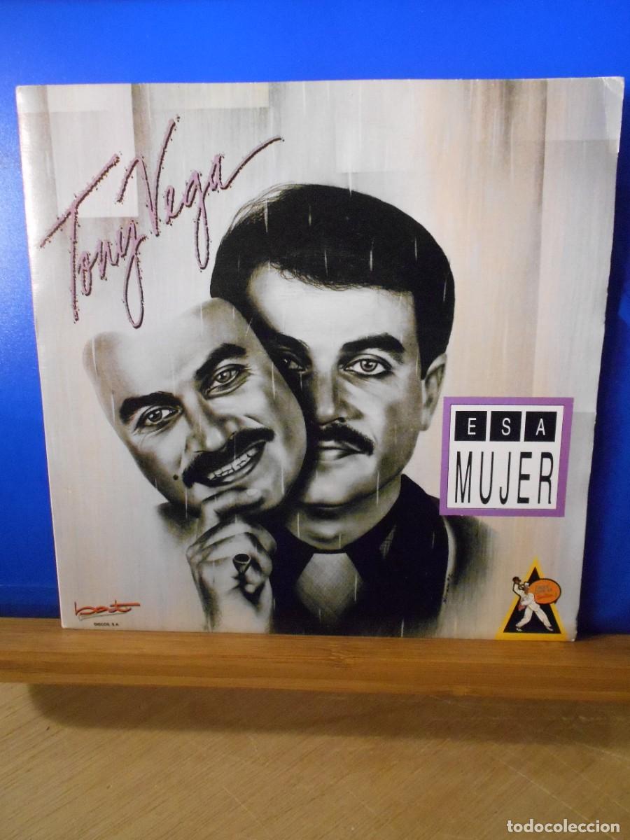 Discos de vinilo: Tony Vega, esa mujer. Single. - Foto 1