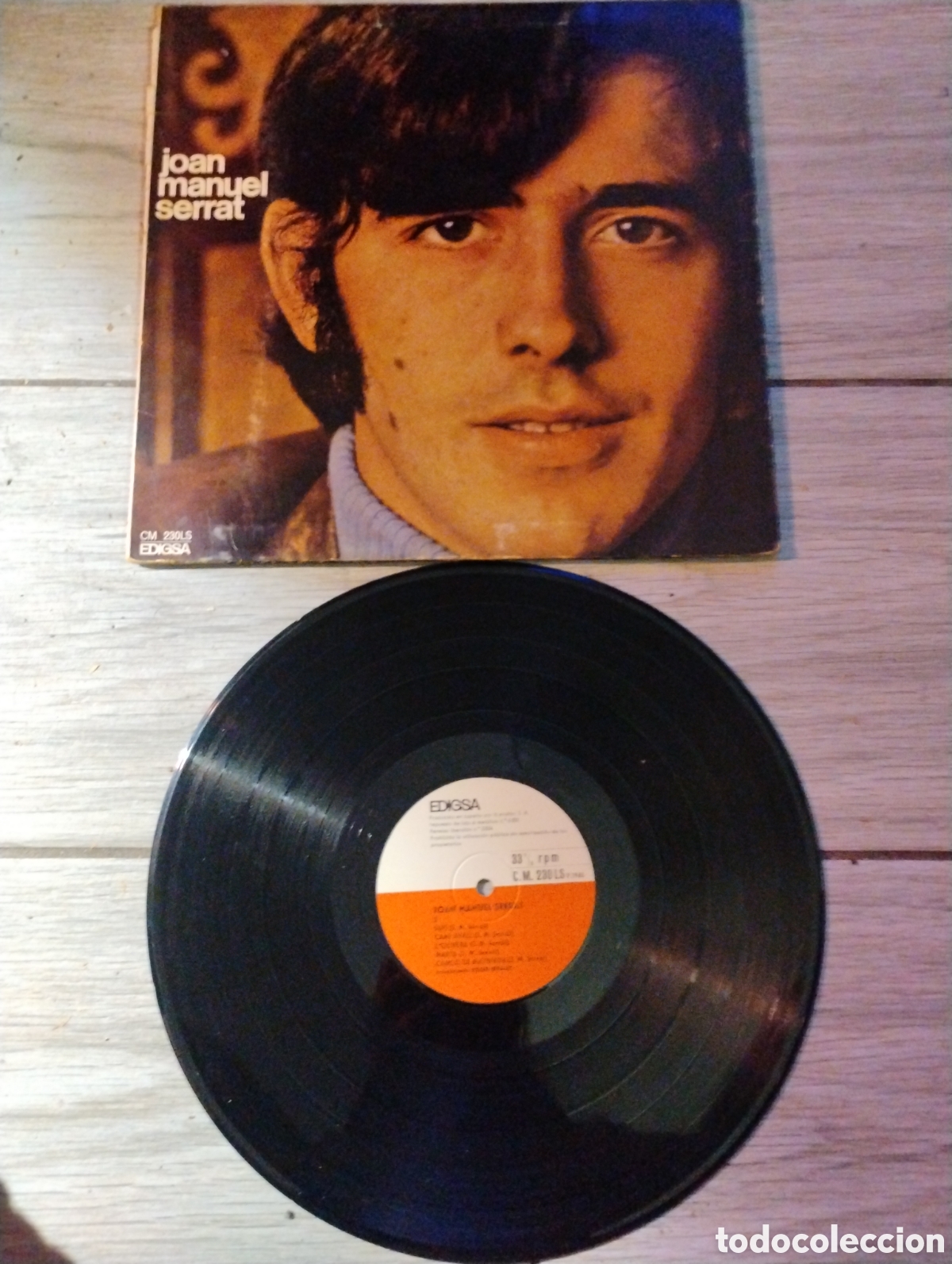 Discos de vinilo: JOAN MANUEL SERRAT-COM HO FA EL TEMPS- LP- GATEFOLD/ SPAIN- IB - Foto 3
